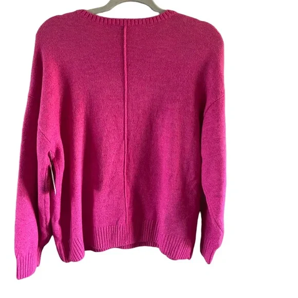 NWT Vince Camuto Paradox Women Pink Long Sleeve Light Wt Sweater size medium - Picture 6 of 14